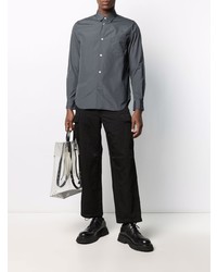 Chemise de ville gris foncé Comme des Garcons Homme