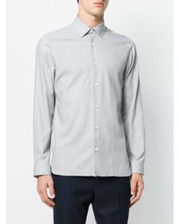 Chemise de ville grise Z Zegna