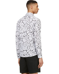 Chemise de ville imprimée blanche et noire Surface to Air