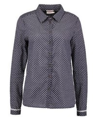 Chemise de ville imprimée bleu marine Kaffe