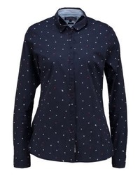Chemise de ville imprimée bleu marine Tommy Hilfiger