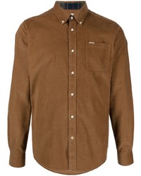 Chemise de ville marron Barbour