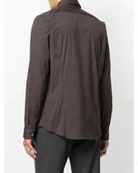 Chemise de ville marron Jil Sander