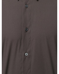 Chemise de ville marron Jil Sander