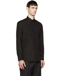 Chemise de ville noire Maison Margiela