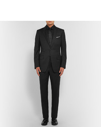 Chemise de ville noire Tom Ford