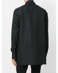 Chemise de ville noire Ann Demeulemeester