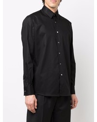 Chemise de ville noire Karl Lagerfeld