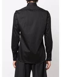 Chemise de ville noire Karl Lagerfeld