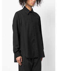 Chemise de ville noire The Row