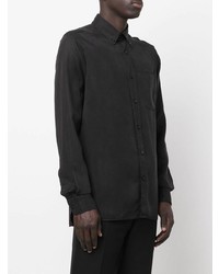 Chemise de ville noire Tom Ford