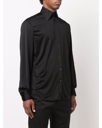 Chemise de ville noire Tom Ford