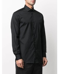 Chemise de ville noire Xacus