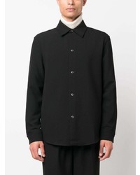 Chemise de ville noire Sandro