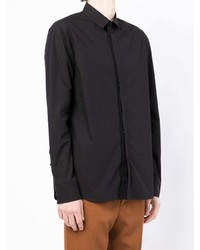 Chemise de ville noire Valentino