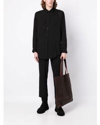 Chemise de ville noire Yohji Yamamoto