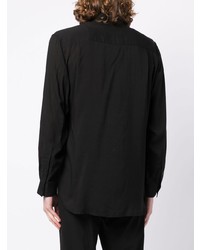 Chemise de ville noire Yohji Yamamoto