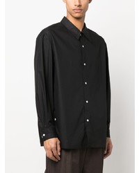 Chemise de ville noire Lemaire