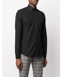 Chemise de ville noire Gucci