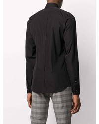 Chemise de ville noire Gucci