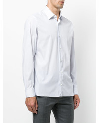 Chemise de ville noire Z Zegna