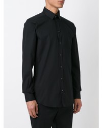 Chemise de ville noire Dolce & Gabbana