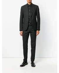 Chemise de ville noire Maison Margiela