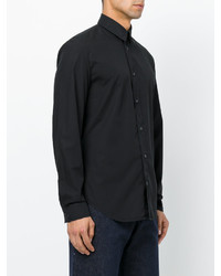 Chemise de ville noire Maison Margiela