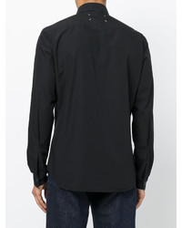 Chemise de ville noire Maison Margiela