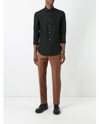 Chemise de ville noire Maison Margiela