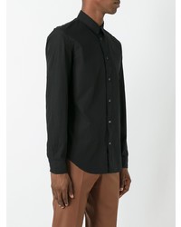 Chemise de ville noire Maison Margiela