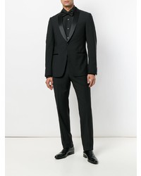 Chemise de ville noire Z Zegna