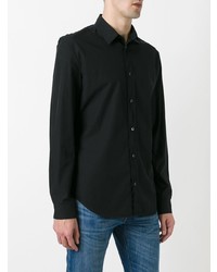 Chemise de ville noire Maison Margiela