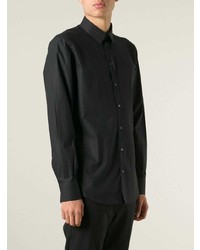 Chemise de ville noire Dolce & Gabbana