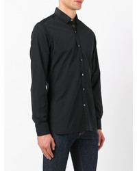 Chemise de ville noire Lanvin