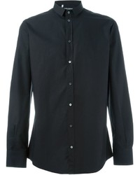 Chemise de ville noire Dolce & Gabbana