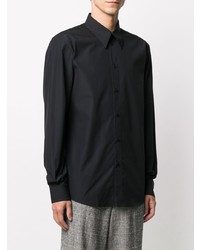 Chemise de ville noire MSGM