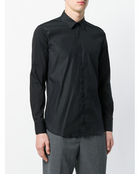 Chemise de ville noire Neil Barrett