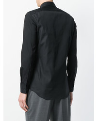 Chemise de ville noire Neil Barrett