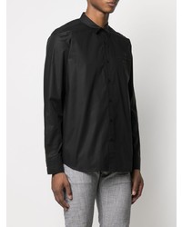 Chemise de ville noire Karl Lagerfeld