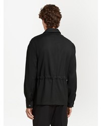 Chemise de ville noire Z Zegna