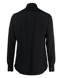 Chemise de ville noire Corneliani