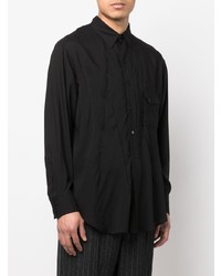 Chemise de ville noire Yohji Yamamoto