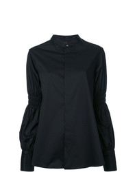 Chemise de ville noire Maison Mihara Yasuhiro