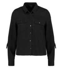 Chemise de ville noire New Look