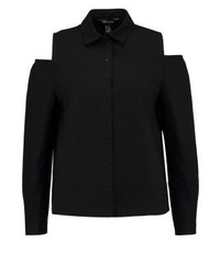 Chemise de ville noire New Look