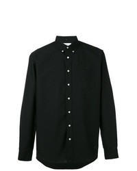 Chemise de ville noire Schnaydermans