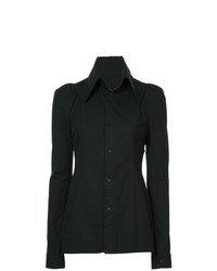 Chemise de ville noire Yohji Yamamoto Vintage