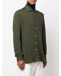 Chemise de ville olive Kiton