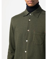 Chemise de ville olive Kiton